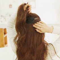 티안나는 헤어볼륨업패드2종세트 뒷통수 뽕 머리뽕 후까시, 블랙2종세트