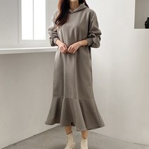 나나쿠스 한마디말로 기모 롱원피스 임부복 빅사이즈