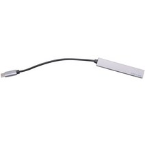 C타입-4 Usb 허브 확장기 초박형 미니 휴대용 4 포트 (USB 3.0 1 개 기타 2.0 3 개 포함) 맥용 전원 인, 한개옵션0