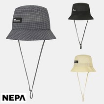 네파 23SS 메쉬 원단을 적용하여 통기성이 좋은 버킷햇 - 7JC7423, 블랙