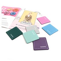 심플 미니 종이 재단 제도 커팅 자르기 절단 조각 양면 고무 매트 패드 보드 다꾸 책상 보호 칼판 깔개 그린, 퍼플