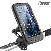 핸들바 자전거 핸드폰 거치대 방수풀커버 킥보드 바이크 휴대폰 터치 유모차 오토바이거치대, OSA-BKR, 1개