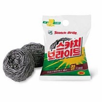 3M 스카치브라이트 강선 철 수세미 45g 1p 가정용철수세미 다목, 단품