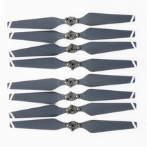 124pair 8330 mavic 매빅 pro 드론 프로펠러 dji mavic pro 예비 부품 퀵 릴리스 폴딩 블레이드, 실버 8pcs