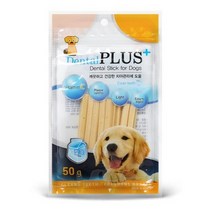 덴탈플러스 국산 덴탈 개껌, 밀크맛, 50g, 4개