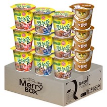 [메리박스] 컵라면세트 컵누들(매콤한맛3+우동맛3+매콤찜닭맛3)+누들핏(어묵탕맛3), 1세트