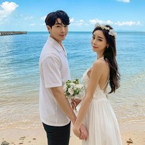 셀프웨딩 신혼여행 허니문 커플룩 화이트 비치웨어 OP17109F셀프웨딩 신혼여행 허니문 커플룩 화이트 비치웨어 OP17109F셀프웨딩 신혼여행 허니문 커플룩 화이트 비치웨어 OP1