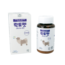 강아지유산균 락토펫 반려견 프로바이오틱스 - 프리바이오틱스 포스트바이오틱스 함유, 용기형[60g]