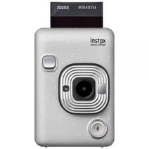 후지필름 Fujifilm 인스탁스 미니 립레이 하이브리드 인스턴트 카메라 스톤 화이트, 스톤 화이트 (관부가세별도)