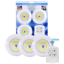 Zizzy LED-3R LED 라이트 리모콘세트(무드등3개+무선리모콘) 밝기조절 30분타이머, LED-3R LED세트
