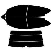 로톰 대우 레조 측후면 썬팅필름, 레조 (00-07), RTF-7S 25 (연함), 한국GM