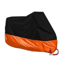 오토바이커버 방수 바이크 바디커버 야외 UV 오토바이 커버 M L XL 3XL 4XL 모터 케이스 히토트윈 야마하 로얄 스타 1300, XXL+주황색