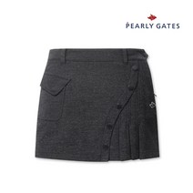 파리게이츠 골프 pearlygatesgolf여성 큐롯 스커트 패턴 플리츠_P52194PK362_BK, -0[24-25], 블랙
