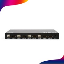 [키보드모니터공유] NEXT-7004KVM 4:1 USB HDMI KVM스위치 4대의 PC를 하나의 키보드마우스로 모니터공유