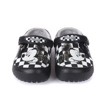 크록스 아동 겨울 털 클로그 (체크 Mickey1)_D i s n e y