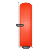 울타리 벽쿠션 놀이방 벽매트 300X1000mm 유아 안전 충격방지 어린이집, 옐로우