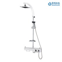 우리수도 국산 보니스 831 선반형 해바라기 샤워기 수도꼭지 레인샤워기, 1개