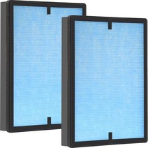 2팩 AP0601 트루 헤파 교체 필터 Airtok 공기 청정기와 호환 4단계 정화 시스템, 2 Pack for Ap1002