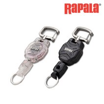 라팔라 RCD 리트랙터블 프리미엄 랜야드 핀온릴 한국낚시, 블랙