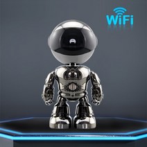2MP 1080P IP 무선 홈 보안 로봇 카메라 양방향 오디오 감시 와이파이 나이트 비전 CCTV, 카메라 추가 128G, 협력사, EU 플러그