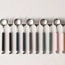 예쁜티포크 예쁜 컬러 스텐 티스푼 간식스푼 케익포크 티포크, 색상:티스푼-비타민, 단품, 노마드마켓 본상품선택