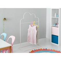 아기옷행거 2color 유아 아이방 어린이 키즈 낮은 이케아 다이소, 화이트