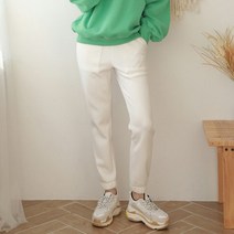 기모 슬림핏 9부 밴딩 조거팬츠 편안한 따뜻한 바지