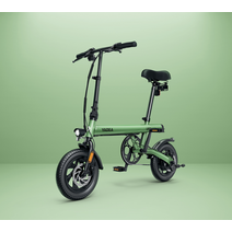 여학생 전기자전거 YADEA UFOmini 전동 접이식 36V 6AH, 상세 페이지 참고, UFO 미니 밀크 커피 화이트