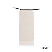 5Pcs 무광택 반투명 비닐 봉투 우산 보관 가방 재사용 가능한 휴대용 우산 Drawstring 보관 케이스 홈 여행 주최자, 보여진 바와 같이, 검은색