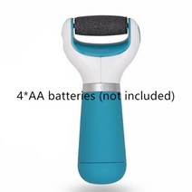 전문 전기 발 그라인더 힐 파일 연삭 각질 제거제 페디큐어 기계 발 관리 매니큐어 도구 usb 충전 40, 파란색 배터리 스타일
