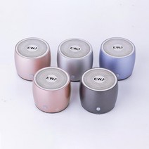 블루투스 스피커 EWA-A103 블루투스 스피커 베이스 금속 소재 휴대용 무선 스테레오 작은 pc용 전화 가능, 06 Silver