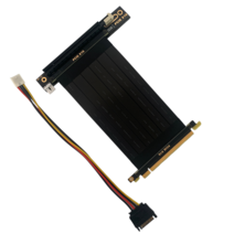 PCIE 3.0x16 90도 GPU 라이저 케이블 RTX 그래픽 카드 x99 서버 큰 6P 전원 공급 장치 Bitcoin 마이닝, 02 10cm, 02 270 Degree