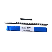 푸시 타입 키웨이 브로치 3 16 B 메트릭 크기 CNC 라우터 금속 가공용 공구 브로칭 도구