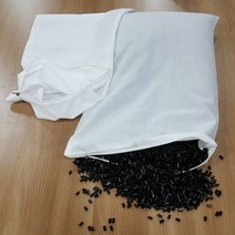 병원침대용 빨대베개 - 바이오칩베개 (베개커버 포함), 그레이