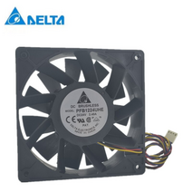 서버컴퓨터 데스크탑 노트북 델타 pfb1224uhe 24v 2.4a 12038 12cm 대용량 냉각 팬, 없음, 검은색, 3선 b2 플러그