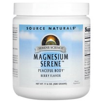 소스내추럴스 마그네슘 서린 베리 맛 17.6 온스. 500 그램 소스 내추럴스 329285, 141.75g