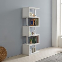 셀레스타 워너비 5단 ㄹ 소형 책장, 화이트_AAP38A