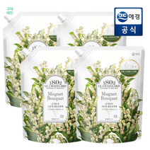 르샤트라 고농축 섬유유연제 뮤게부케 리필, 1.7L, 4개