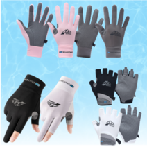 넥플 쿨 핸드폰터치 등산 운전 장갑 남성 여성 자전거 자외선차단 손가락 장갑, 완장갑_화이트