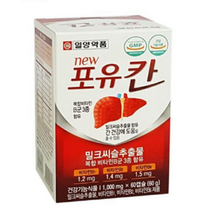 일양약품 간건강기능식품 밀크씨슬 포유칸 180캡슐, 60정, 12개