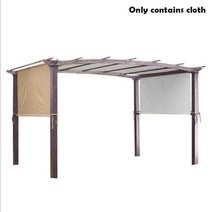 퍼걸러 파고라 원두막 Pergola 구조용 차양 캐노피 커버 튼튼한 교체 선반 없음 522m, beige