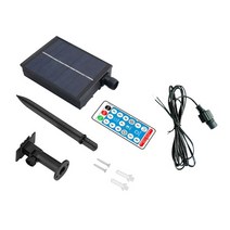 8 플래시 모드가있는 태양 전지 패널 리모콘 남성과 여성은 4.5v 5v 24v led 조명 문자열 밝기 희미한 타이머에 연결