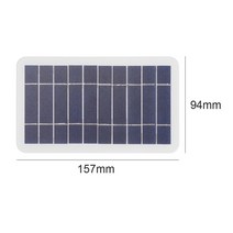 태양열 충전기 polysilicon 5v 600ma solar panel 2w output usb 야외 방수 여행 휴대용 태양열 충전기 for mobile phone 야외, 5v 2w