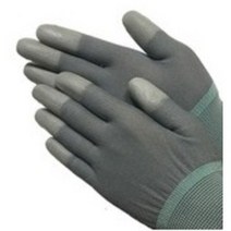 제이엠상사 손끝 PU코팅 장갑 S, 회색, 30개