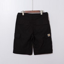 칼하트 Carhartt 반바지 카고 팬츠 스트레이트 핏 캐주얼 얇은 트렌디 크롭 루즈한 커플