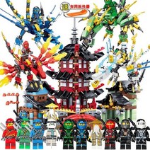 레고 호환 블럭 장난감ninjago-movie city sets lloyds titan, 초록