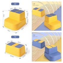 유아 아기 발디딤대 1단+ 2단 세트 구성, 파랑(1단+2단)