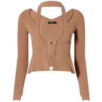 미스비헤이브 MISBHV M Knitted Cardigan - Beige