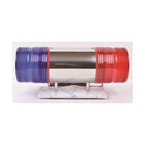 장방형경광등/370mm/양방형싸이키 DC12/24V겸용 볼트식/경광