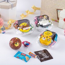 [무료배송+라벨] 단체간식 어린이집 생일 답례품 구디백, 4. 말랑 탱탱볼 간식 세트